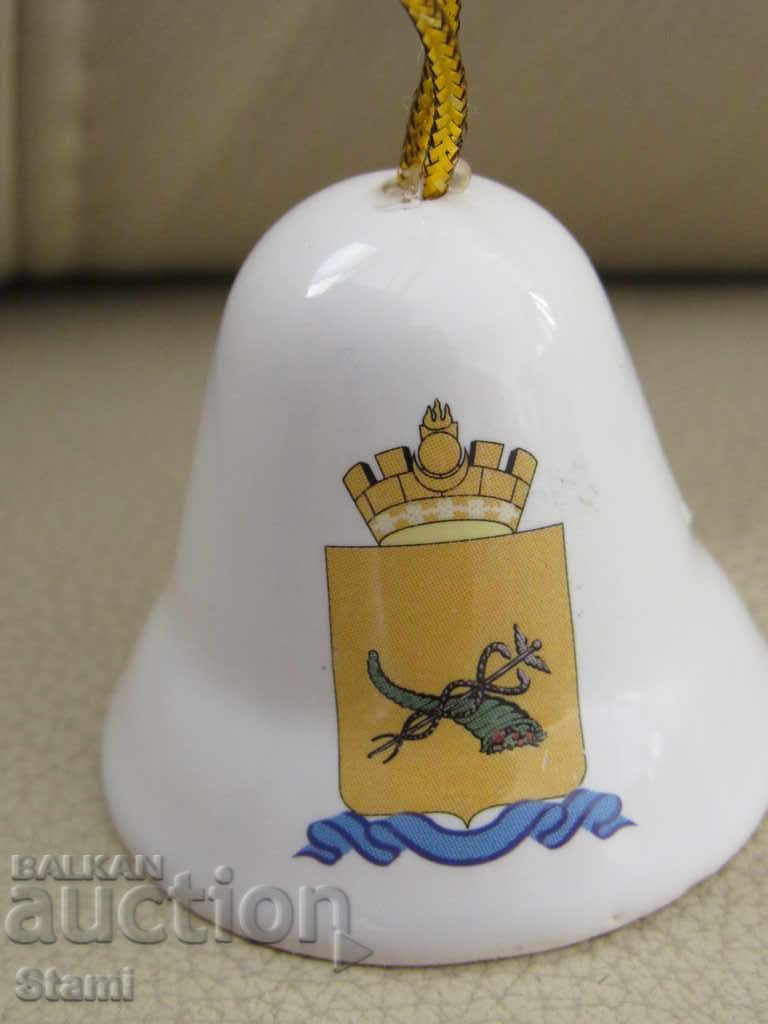 Delivery of Porcelain bell-5 cm-souvenir from Ulan Ude-Russia Delivery of Porcelain bell-5 cm-souvenir from Ulan Ude-Russia