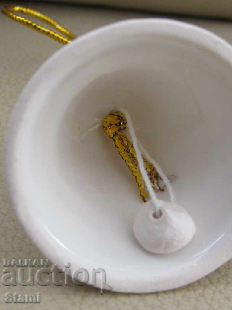 Porcelain bell-5 cm-souvenir from Ulan Ude-Russia - 5 Porcelain bell-5 cm-souvenir from Ulan Ude-Russia - 5
