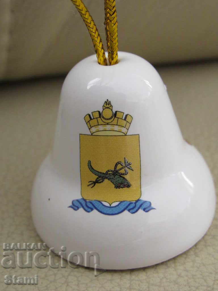 Porcelain bell-5 cm-souvenir from Ulan Ude-Russia with price 9.00 BGN | € 4.60 Porcelain bell-5 cm-souvenir from Ulan Ude-Russia with price 9.00 BGN | € 4.60