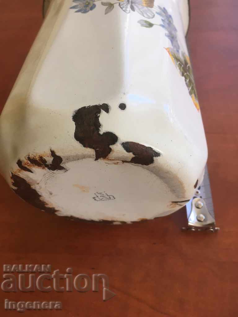 JAR LARGE ENAMELED FROM SOCA MARKING - 6 JAR LARGE ENAMELED FROM SOCA MARKING - 6