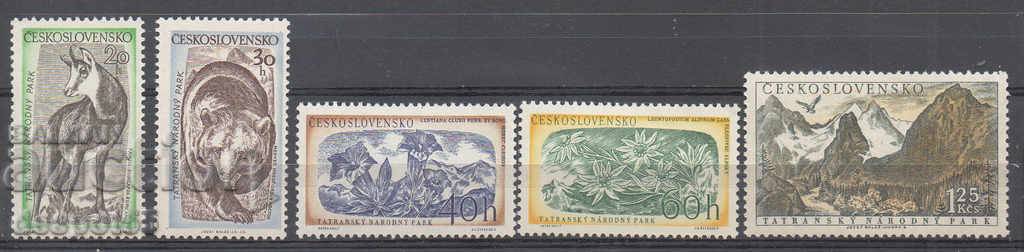 1957. Чехословакия. Флора и фауна - Национален парк Татра.