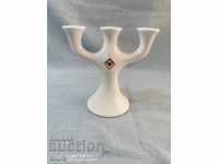 Stylish porcelain candlestick