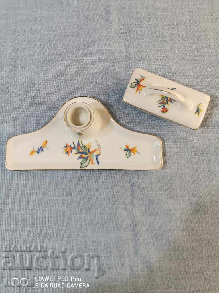 Porcelain desk set with price 80.00 BGN | € 40.90 Porcelain desk set with price 80.00 BGN | € 40.90