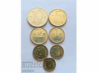 Пълен лот монети 1992 г. нециркулирали