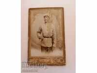 Fotografie pe carton, soldat țarist A. Vladikov