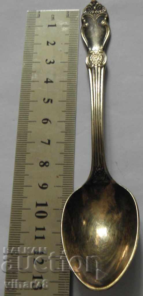Auction Lot of 6 pcs. old thick silver-plated spoons Auction Lot of 6 pcs. old thick silver-plated spoons