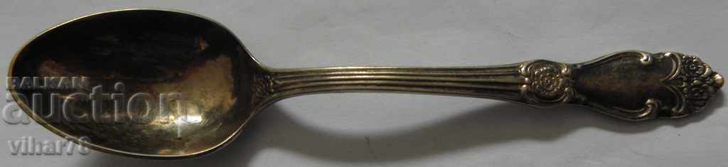 Delivery of Lot of 6 pcs. old thick silver-plated spoons Delivery of Lot of 6 pcs. old thick silver-plated spoons