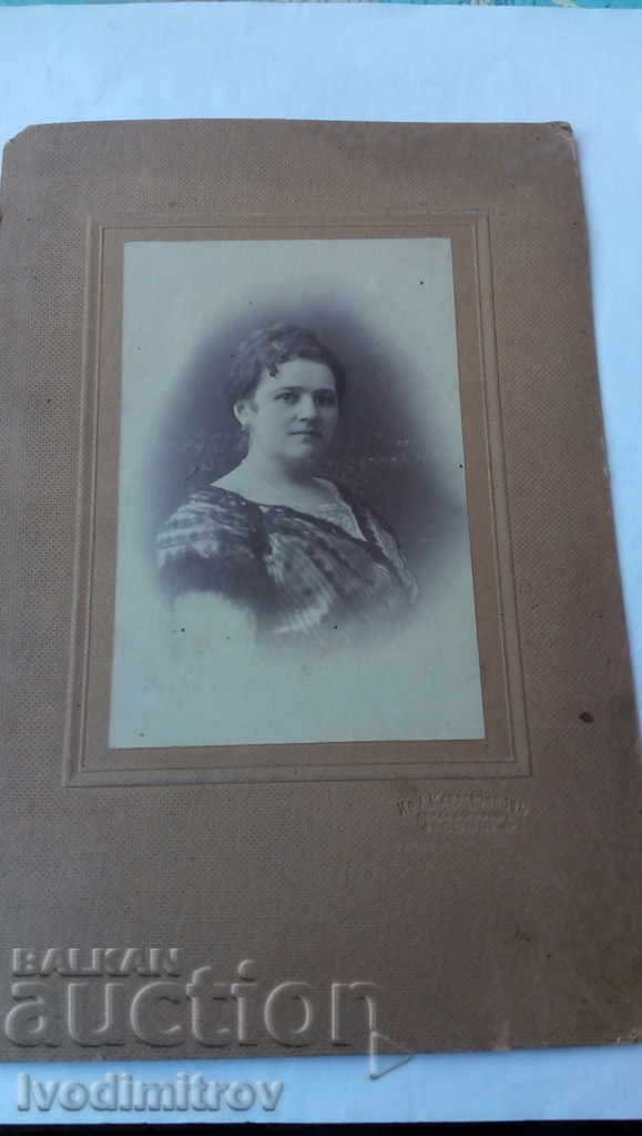 Снимка Жена 1917 Картон