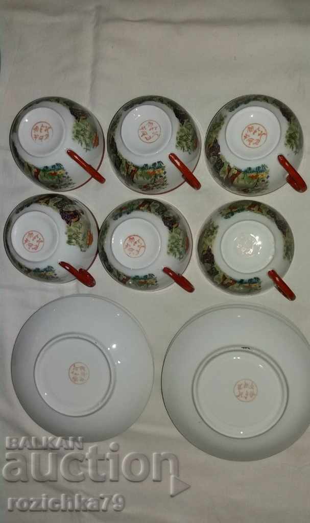 Old painted Chinese porcelain tableware - 6