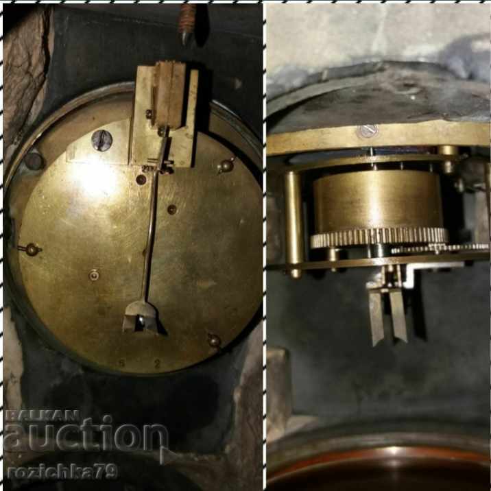 Old fireplace clock with candlesticks set - 7 Old fireplace clock with candlesticks set - 7