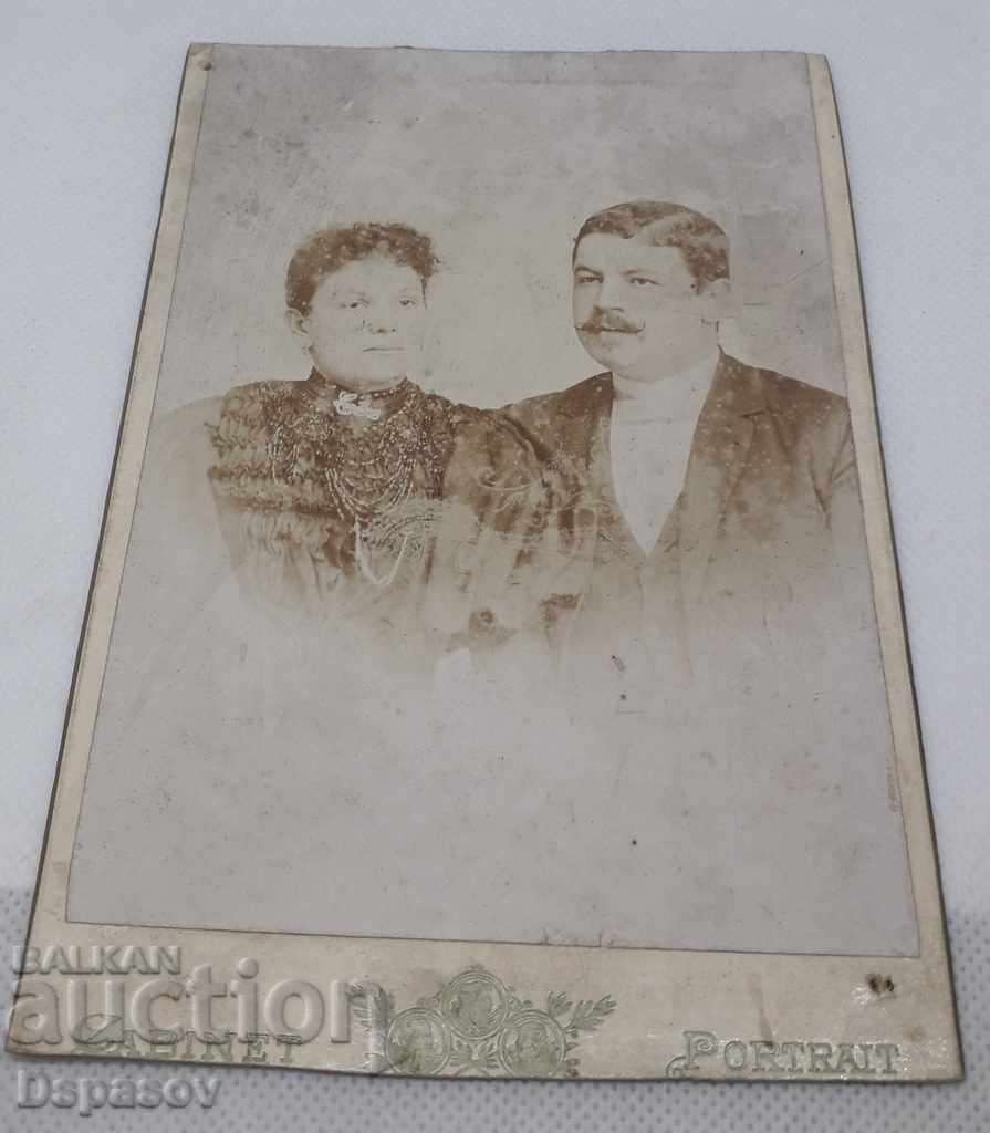 Φωτογραφία άνδρα και γυναίκας Royal Photo Card