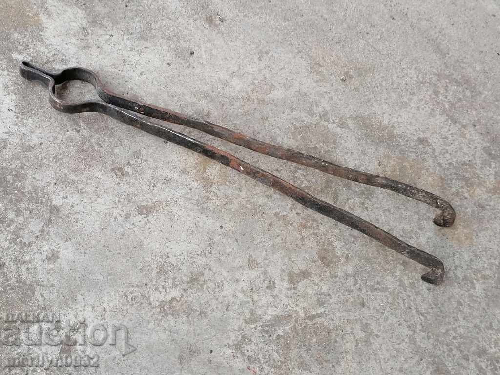 Dilaf vechi forjat manual, fier forjat, clește - 6
