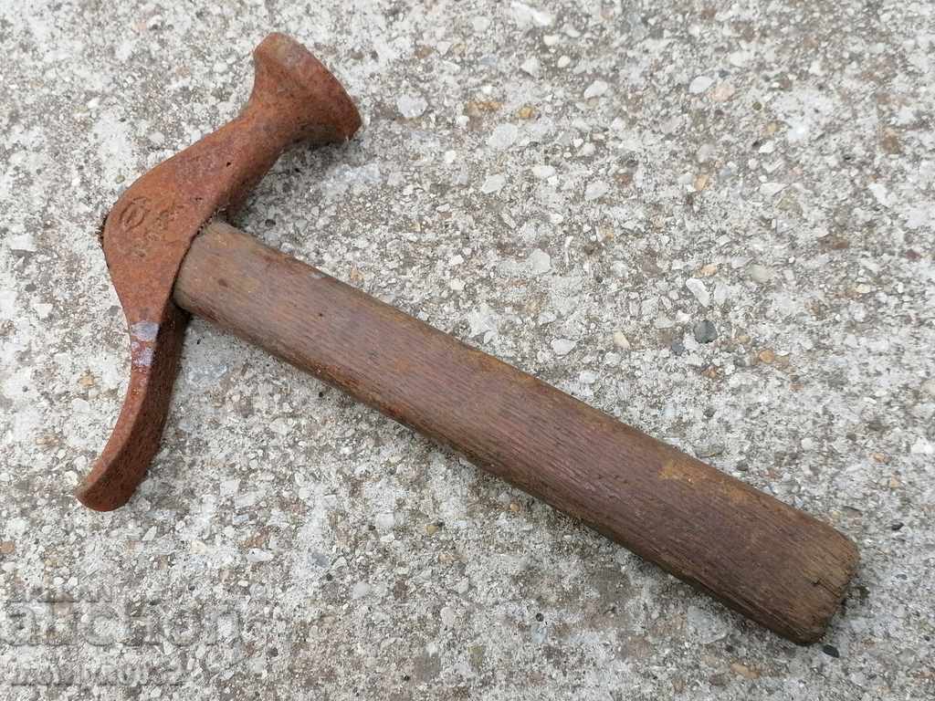 Old cobbler's hammer, shoemaker's tool, hammer with price 46.00 BGN | € 23.52 Old cobbler's hammer, shoemaker's tool, hammer with price 46.00 BGN | € 23.52