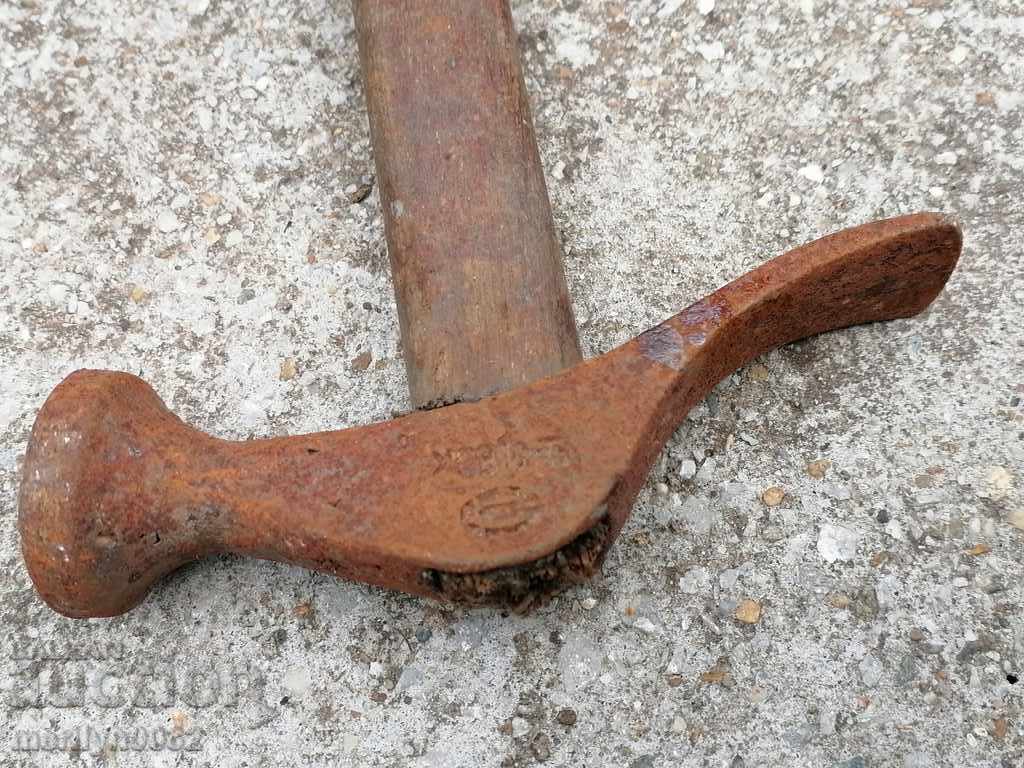 Old cobbler's hammer, shoemaker's tool, hammer - 6 Old cobbler's hammer, shoemaker's tool, hammer - 6