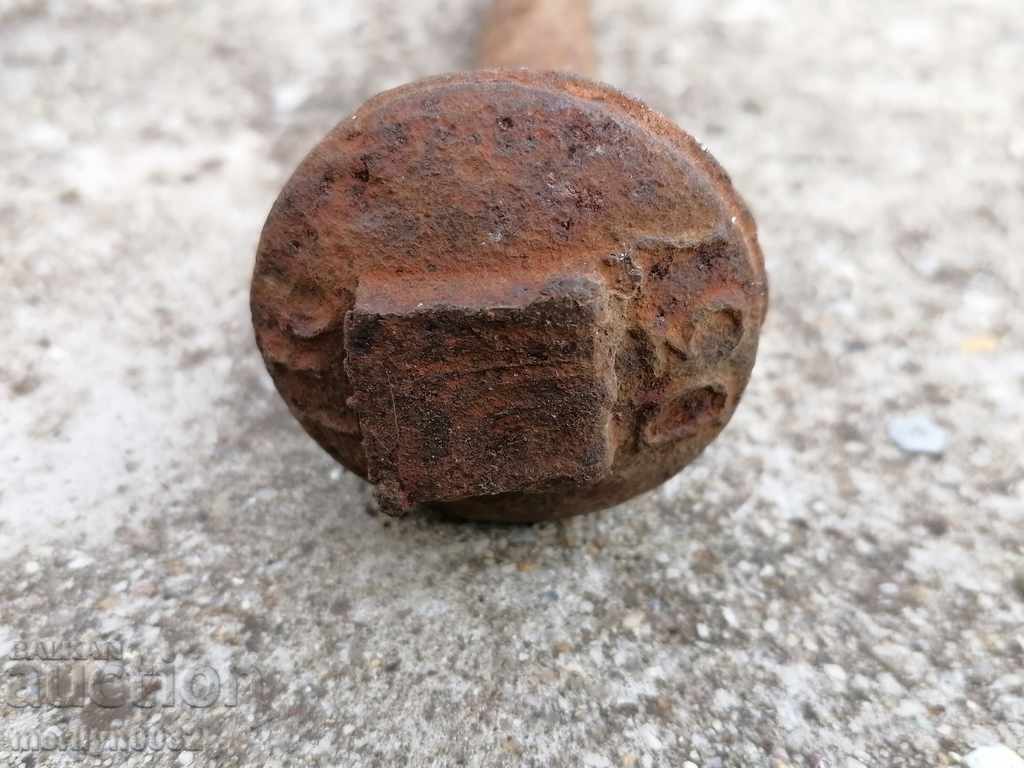 Παράδοση Παλιά krapon της baronhirshovata σιδηροδρομικών προφίλ πριτσίνια νυχιών