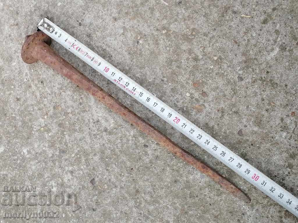 Παλιά krapon της baronhirshovata σιδηροδρομικών προφίλ πριτσίνια νυχιών - 6