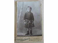 Фотограф Карастоянов фото детска стара снимка картон