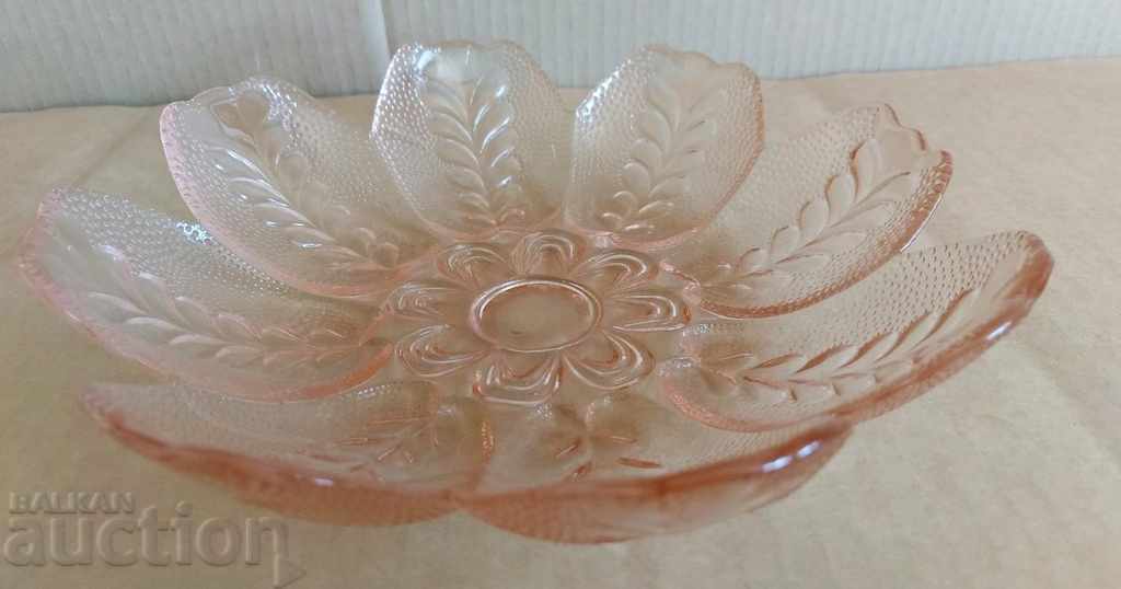 SOC GLASS FRUIT BOWL CUP SWEET PLATE PLATE TRAY - 6 SOC GLASS FRUIT BOWL CUP SWEET PLATE PLATE TRAY - 6