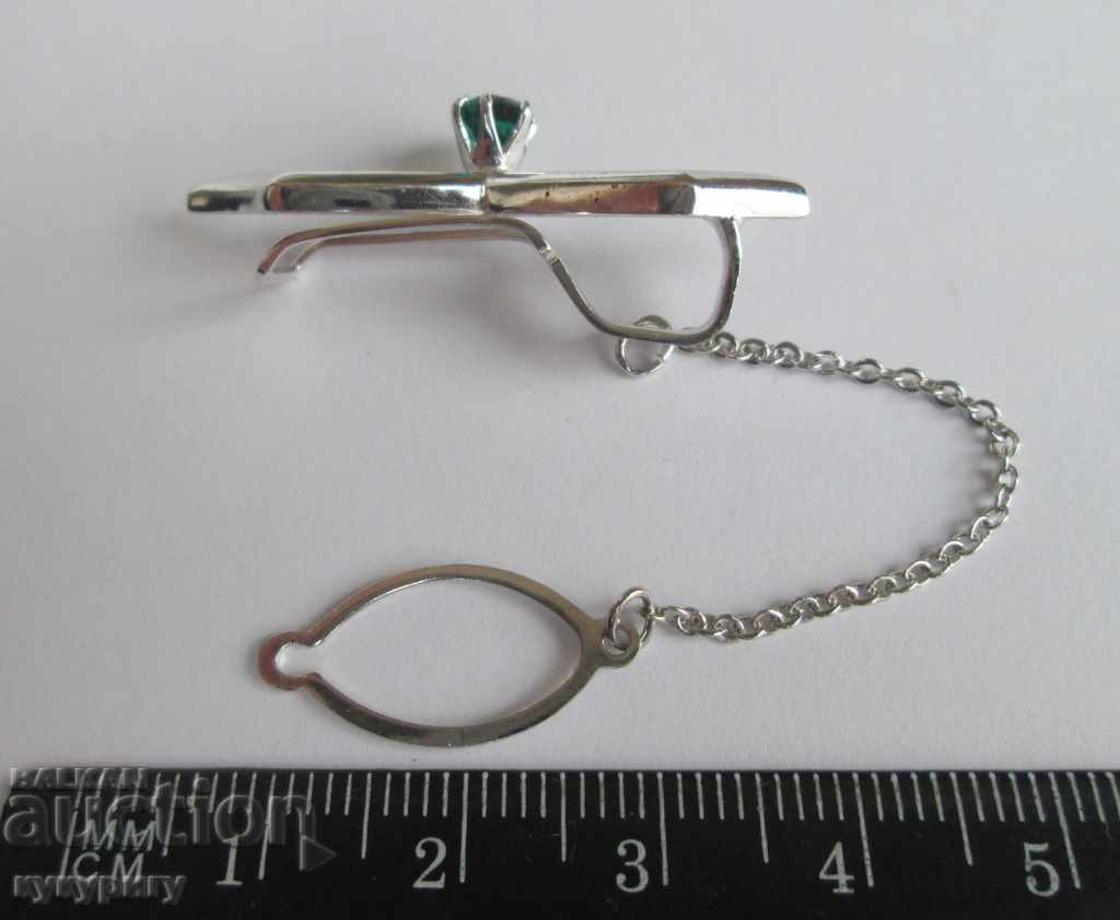 Κομψή ασημένια καρφίτσα για ασημένια γραβάτα - 6 Κομψή ασημένια καρφίτσα για ασημένια γραβάτα - 6