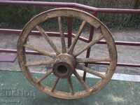 OX WAGON WHEEL, LARGE ANTIQUE F 100 CM