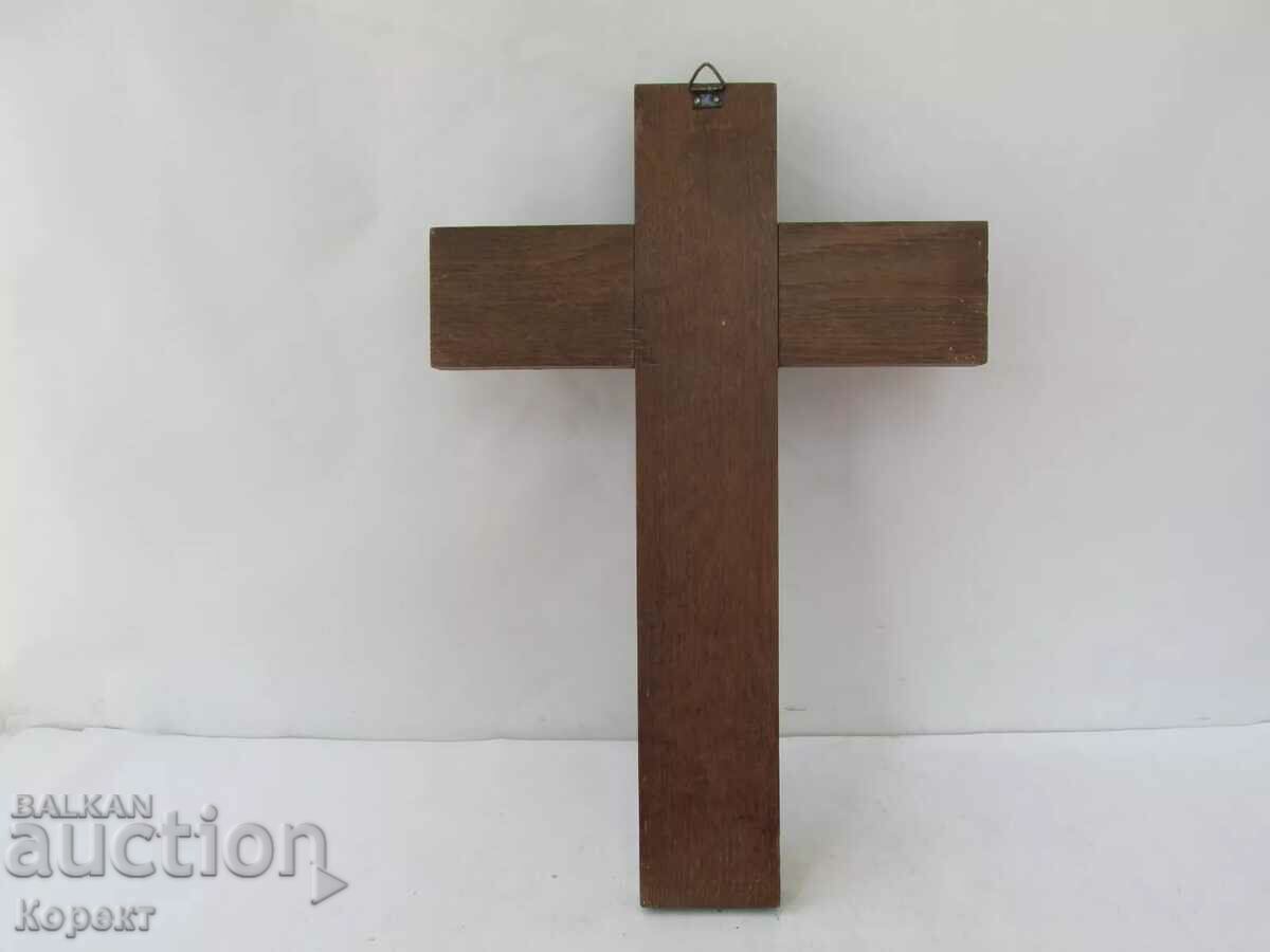 Licitație Cruce mare veche, crucifix de perete