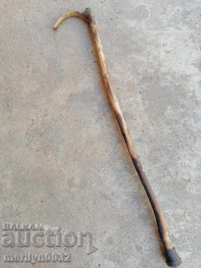 Old wooden cane mid-20th century primitive with price 31.00 BGN | € 15.85