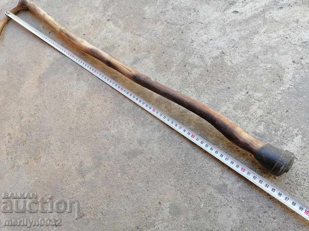 Delivery of Old wooden cane mid-20th century primitive