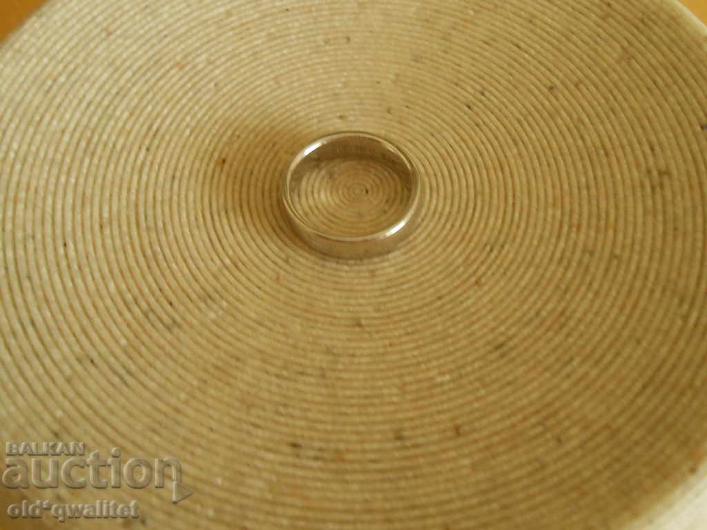 Ασημένιο δαχτυλίδι Δαχτυλίδι αρραβώνων με Diamond ασήμι 925, σφραγίδα με τιμή 197.00 BGN | € 100.73