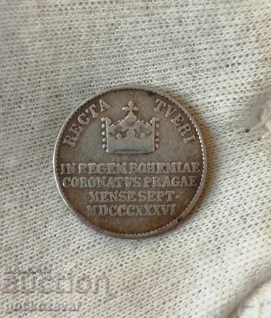 Austria Ferdinand I, Silver Medal - 1836 Coronation! with price 75.00 BGN | € 38.35 Austria Ferdinand I, Silver Medal - 1836 Coronation! with price 75.00 BGN | € 38.35