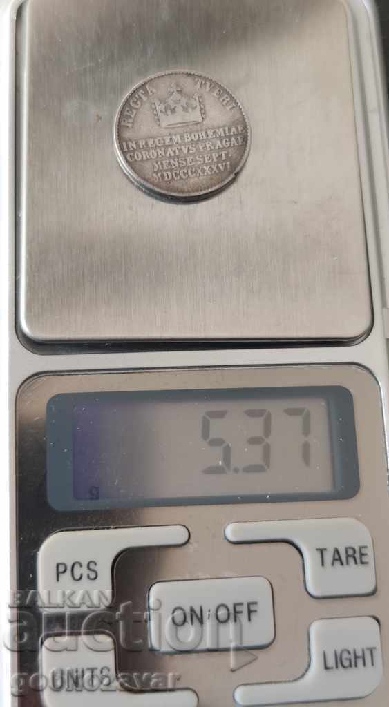 Auction Austria Ferdinand I, Silver Medal - 1836 Coronation! Auction Austria Ferdinand I, Silver Medal - 1836 Coronation!