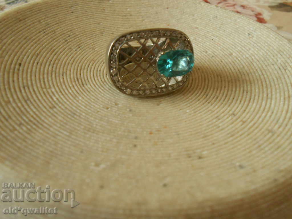 MAGNIFICENT VOLUMETRIC SILVER RING, 925 SILVER - 5 MAGNIFICENT VOLUMETRIC SILVER RING, 925 SILVER - 5