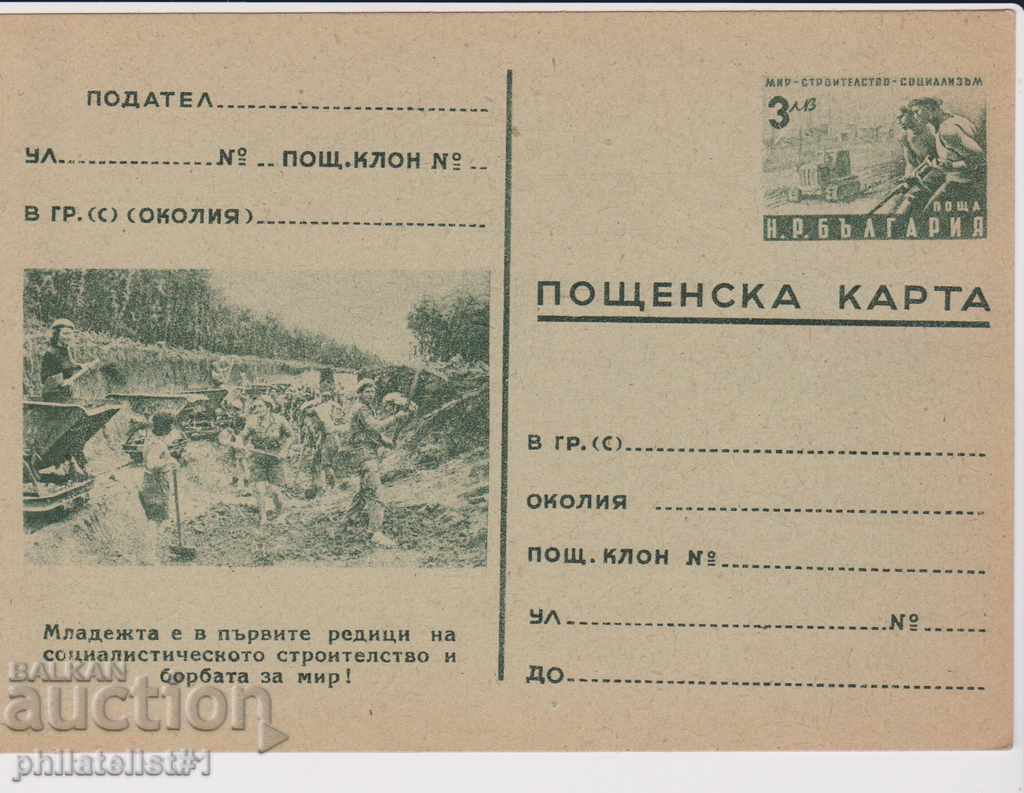Mail. Στοιχείο κάρτας 3 1955 ταξιαρχιακές μονάδες CHISTA K 020