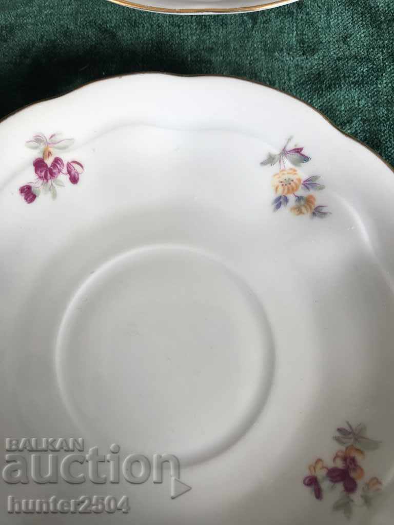 Cake plates, Czechoslovakia, 14 cm with price 39.95 BGN | € 20.43 Cake plates, Czechoslovakia, 14 cm with price 39.95 BGN | € 20.43