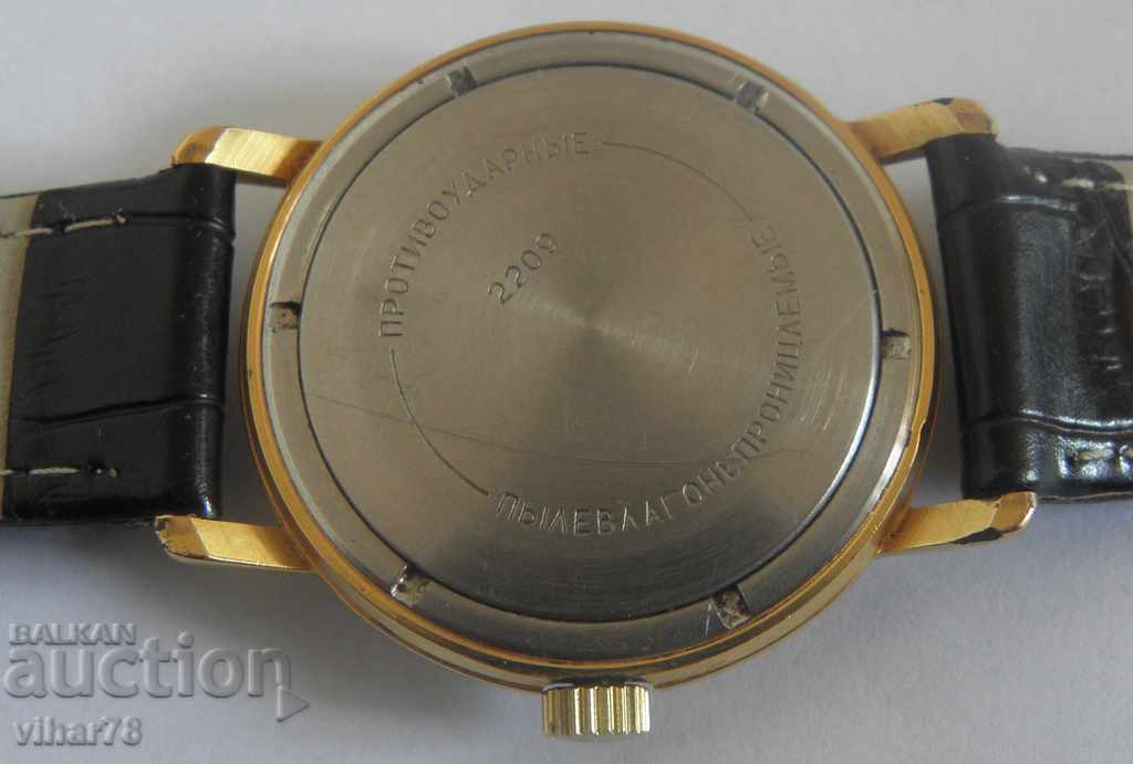 GOLDEN MEN'S WATCH-20 MICRON-EAST-WOSTOK-VOSTOK - 7 GOLDEN MEN'S WATCH-20 MICRON-EAST-WOSTOK-VOSTOK - 7