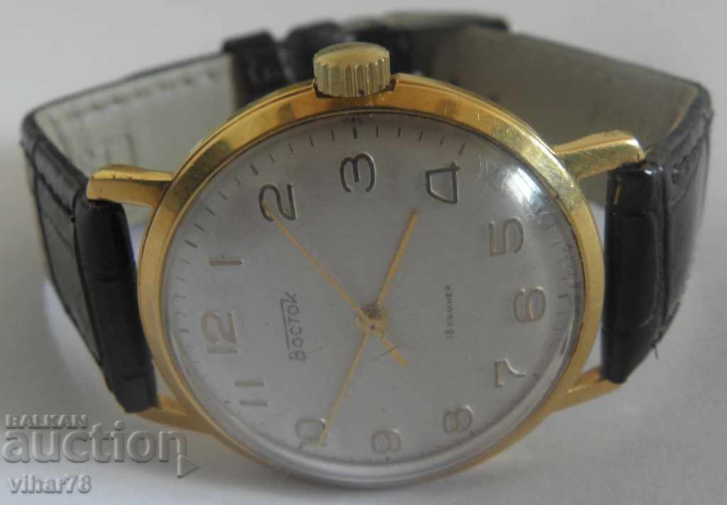 Gold-Plated Men's Watch - 20 Microns - Vostok - WOSTOK - VOSTOK Gold-Plated Men's Watch - 20 Microns - Vostok - WOSTOK - VOSTOK