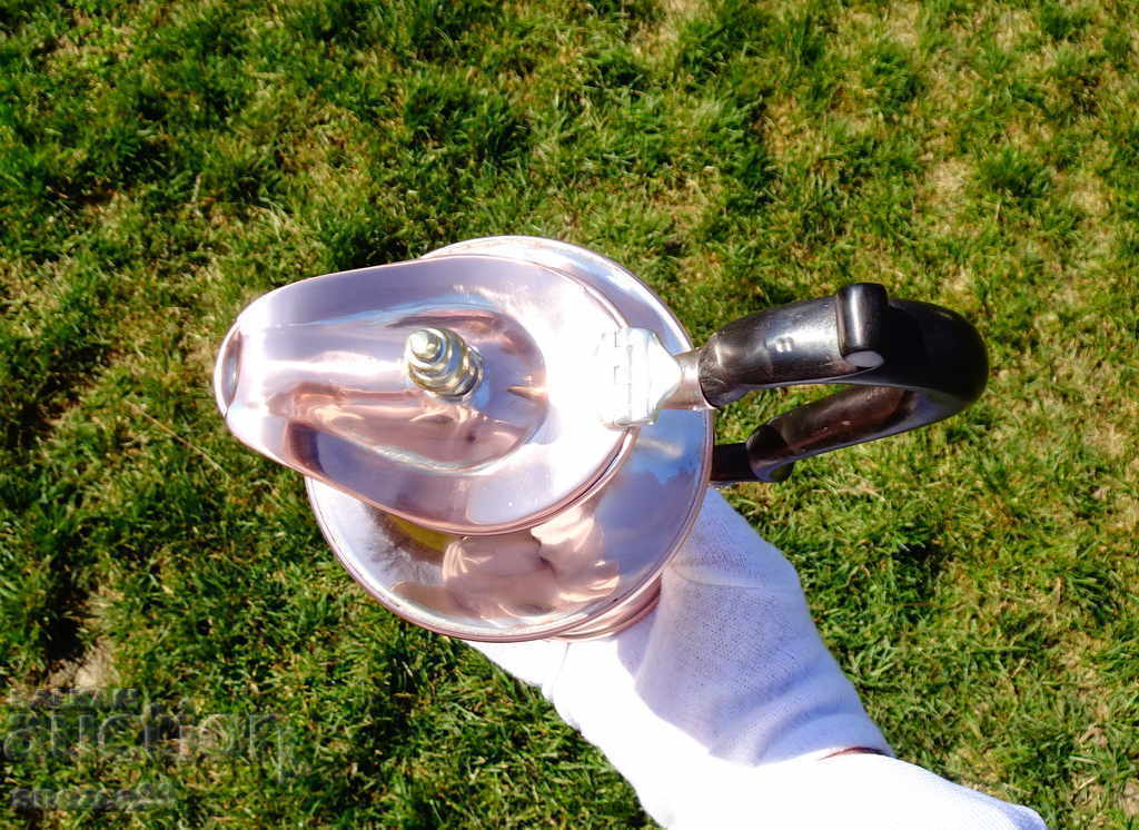 Auction Copper jug for rakia, tea, coffee, copper water, with lid Auction Copper jug for rakia, tea, coffee, copper water, with lid