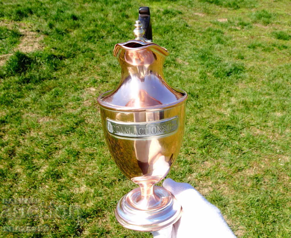 Copper jug for rakia, tea, coffee, copper water, with lid - 5 Copper jug for rakia, tea, coffee, copper water, with lid - 5