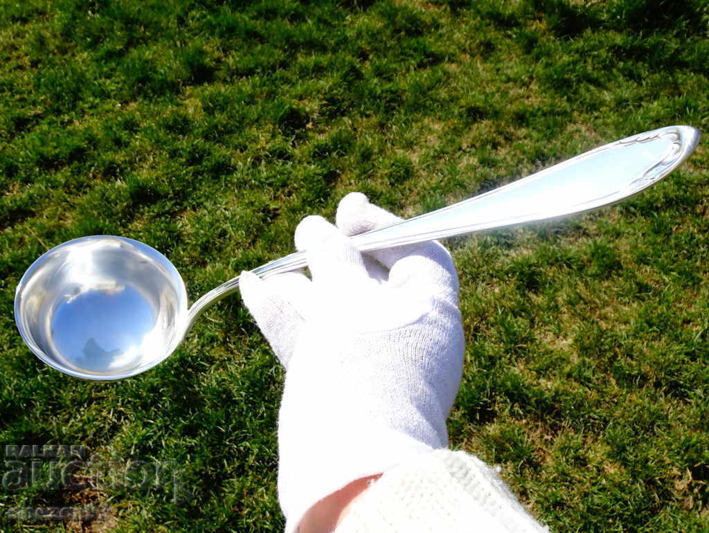 Silver-plated ladle BSF, marked. - 5 Silver-plated ladle BSF, marked. - 5