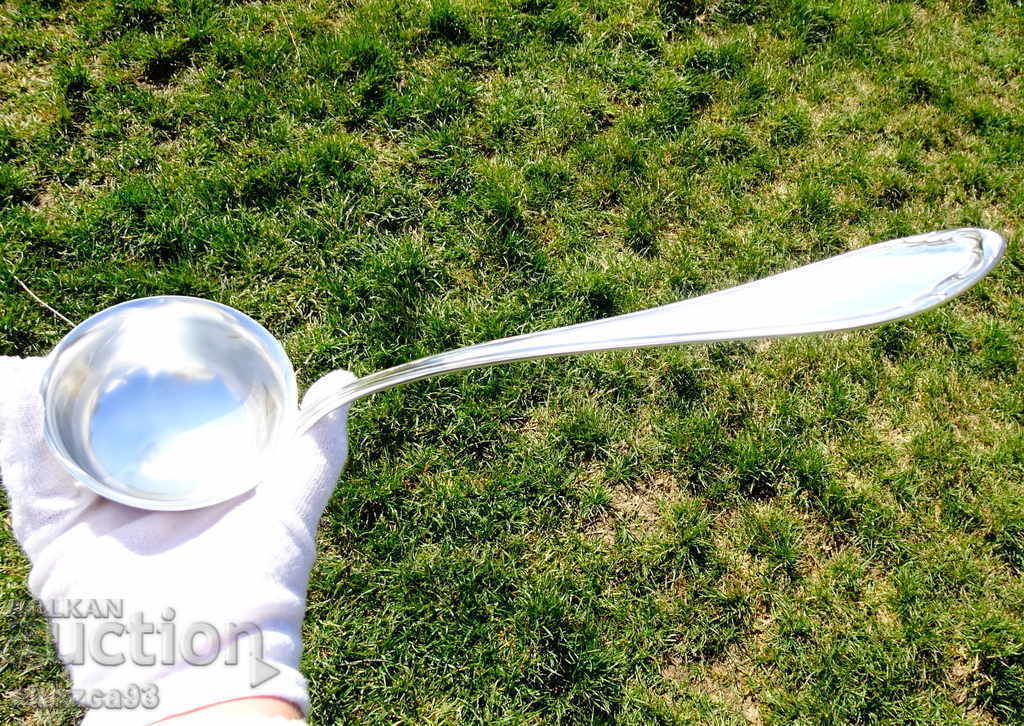 Silver-plated ladle BSF, marked. - 7 Silver-plated ladle BSF, marked. - 7
