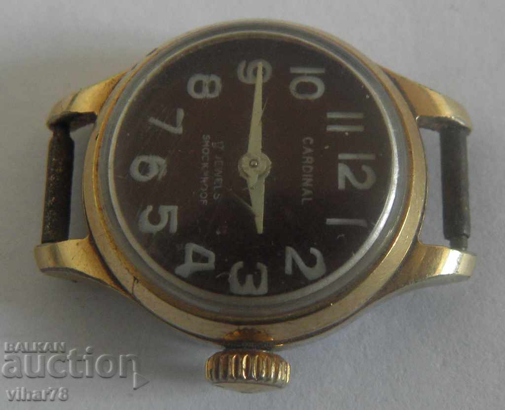 RARE GOLDEN WOMEN'S WATCH CARDINAL with price 26.99 BGN | € 13.80 RARE GOLDEN WOMEN'S WATCH CARDINAL with price 26.99 BGN | € 13.80