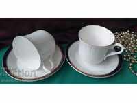 Stylish set of cups/fine bone china
