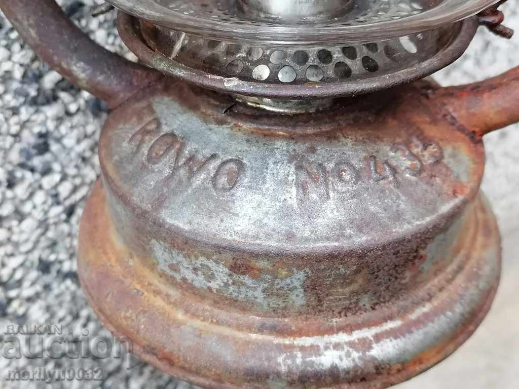 Auction Old German German lantern, lamp, World War I Auction Old German German lantern, lamp, World War I