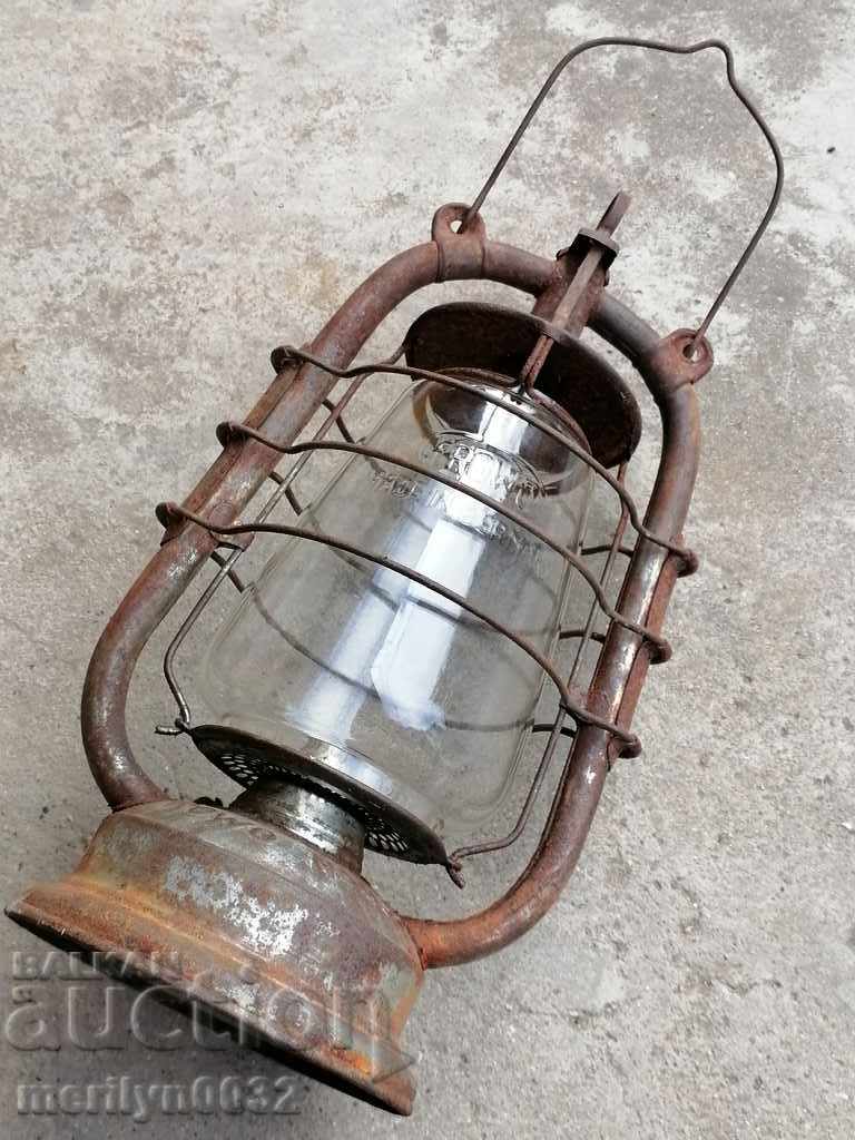 Old German German lantern, lamp, World War I - 5 Old German German lantern, lamp, World War I - 5