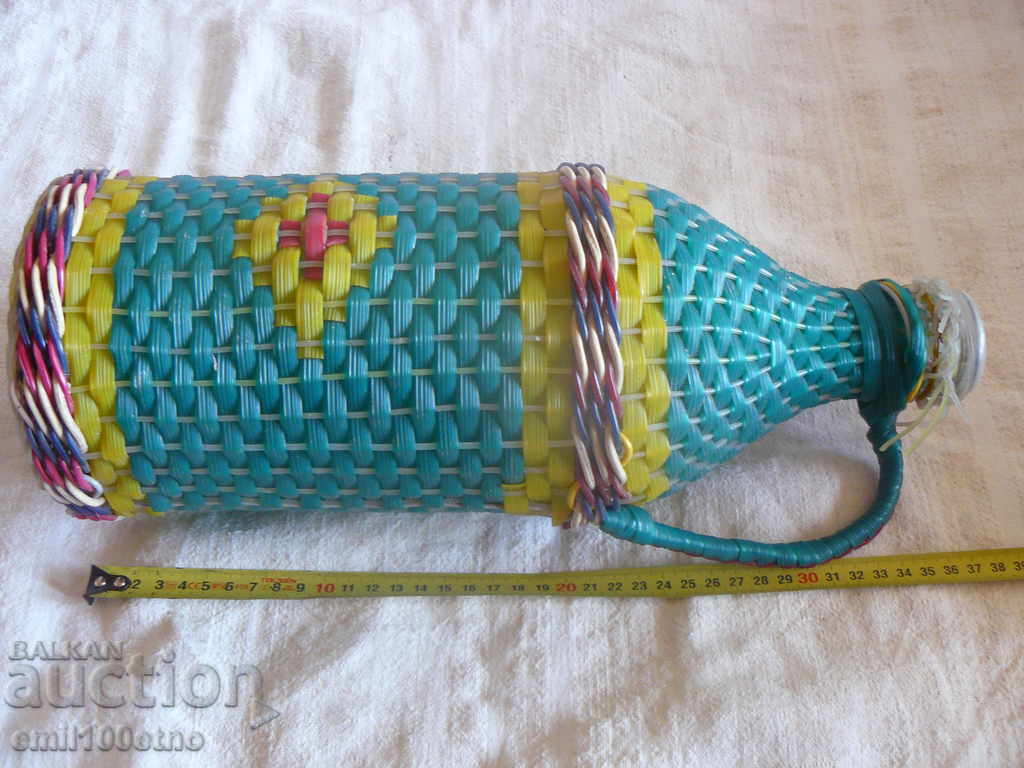 A big old bottle of mineral water with a braid like damajana - 7 A big old bottle of mineral water with a braid like damajana - 7