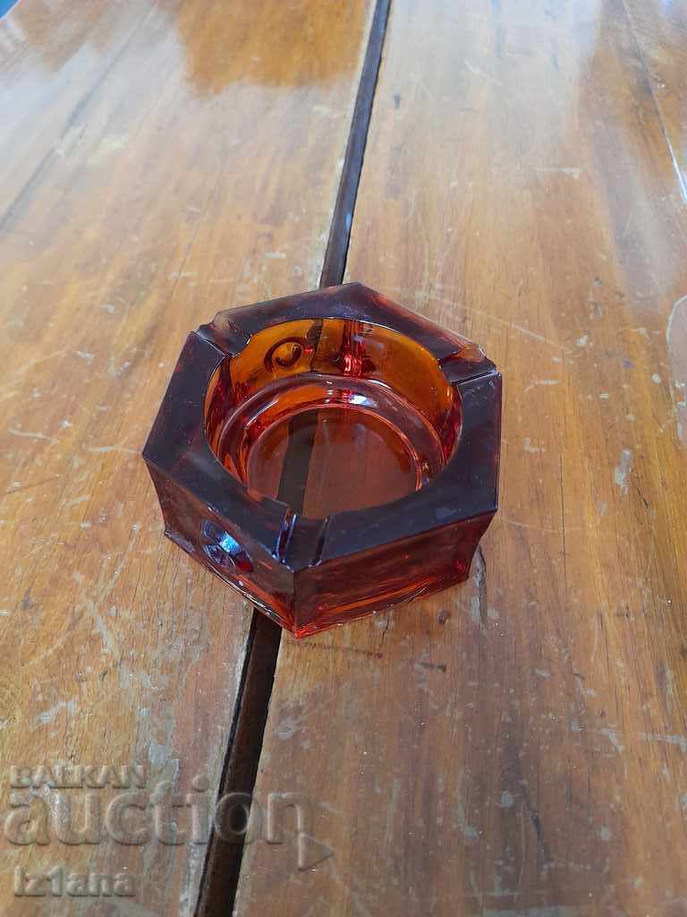 Old glass ashtray with price 10.00 BGN | € 5.11 Old glass ashtray with price 10.00 BGN | € 5.11