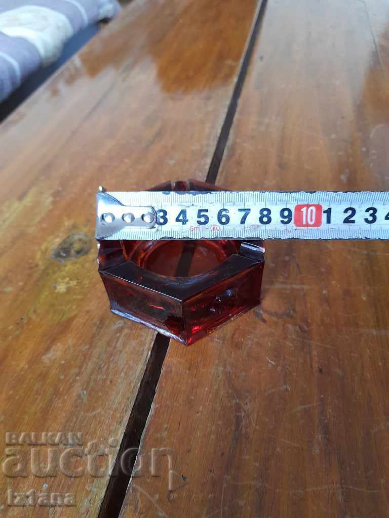 Old glass ashtray - 5 Old glass ashtray - 5