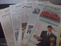 newspapers, magazines - FOOTBALL 1990 47 pcs