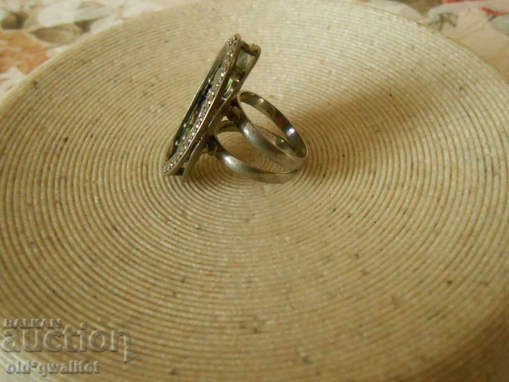 MAGNIFICENT HUGE SILVER RING, 925 SILVER with price 197.00 BGN | € 100.72