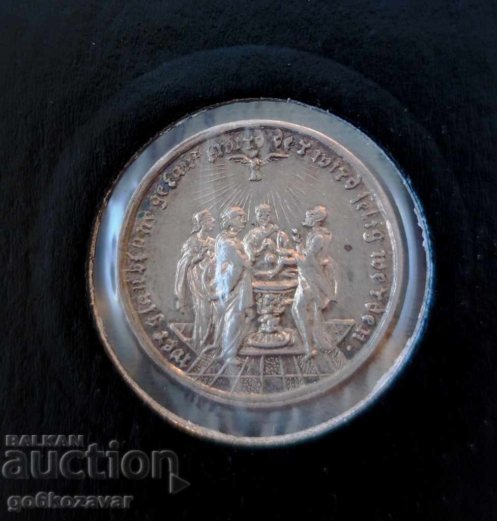 Germany, Silver token 18th century Quality! RARE RR