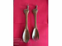 Great Carving Fork-Spoon Set